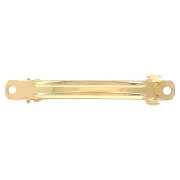 58mm Hair clip - Fine Gold Plated x1