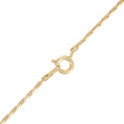 1.3mm Paloma mesh choker - Fine Gold Plated x42cm