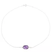 41cm 925 Sterling Silver cable chain choker for spacer x1