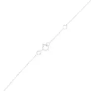 41cm 925 Sterling Silver cable chain choker for spacer x1