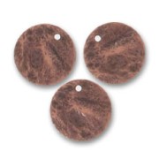 Crumbled sequins 15mm Old copper tone x5|raw }}