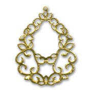 Light pendant drop 68mm Gold tone x1|raw }}