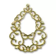 Light pendant drop 68mm Gold tone x1