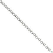 2.3mm Stainless Steel 316L Diamond cut mesh chain x1m