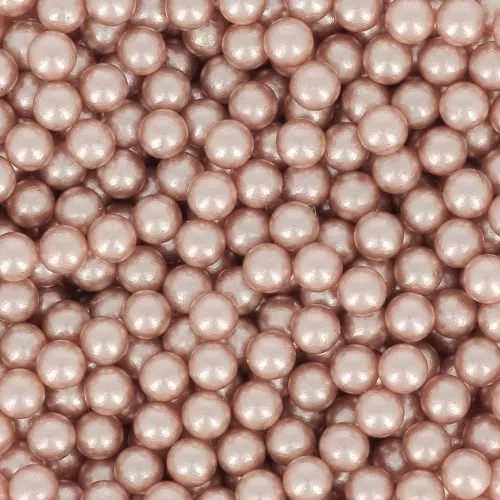 3mm PureCrystal 5809 Mini Round beads without hole - Rose Gold Pearl x25