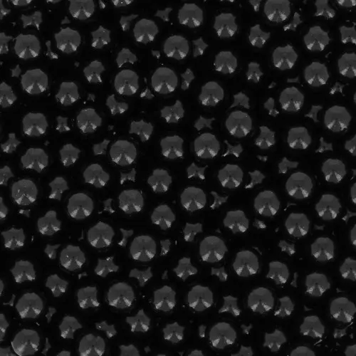 3mm PureCrystal 5809 Mini Round beads without hole - Mystic Black Pearl x25
