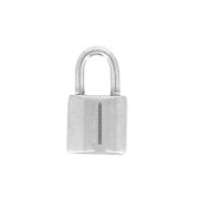 11x6mm 304 Stainless Steel Padlock Charm x1|raw }}