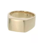 Signet ring for woman - Size 50 - Gold Plated 3 microns x1