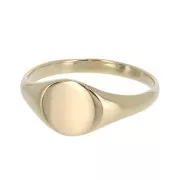 Round ring - for woman - size 50 - Gold Plated 3 micron x1