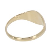 Round ring - for woman - size 50 - Gold Plated 3 micron x1