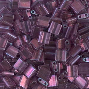 Miyuki Tila Beads 5x5x1.9 mm TL-0316 - Lt Amethyst Gold Luster