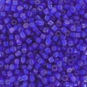 Miyuki Delica 11/0 DB1785 - Cobalt AB Lined White|raw }}