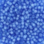 Miyuki Delica 11/0 DB1784 - Sapphire AB Lined White|raw }}