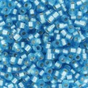 Miyuki Delica 11/0 DB0692 - Dyed Semi Mat Silver Lined Aqua