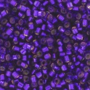 Miyuki Delica 11/0 DB0610 - Dyed Silver Lined Dark Violet|raw }}