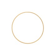 15cm Bare metal circle for dream catcher hanging and lampshade - Gold Tone x1|raw }}