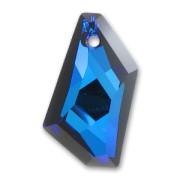PureCrystal De-Art Pendant 6670 24mm Crystal Bermuda Blue x1|raw }}