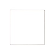 20cm Bare metal square for hanging dream catcher and lampshade - White x1|raw }}