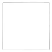 30cm Bare metal square for hanging dream catcher and lampshade - White x1