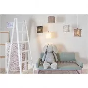 30cm Bare metal square for hanging dream catcher and lampshade - White x1