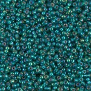 Miyuki Seed beads 11/0 1017 - Silverlined Emerald AB x8g|raw }}