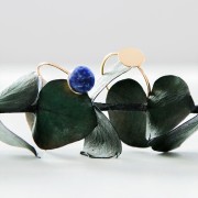 Thin ring for 8mm cabochon - Size 54 - Gold plated 3 micron x1