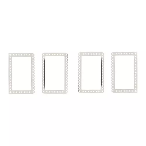Stainless steel 4 connectors for Miyuki weaving x1