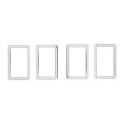 Stainless steel 2 ends & 2 connectors for Miyuki weaving x1|raw }}