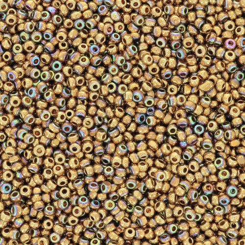 Charlottes Preciosa 15/0 24kt Gold Plated AB x5g