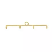 33mm Cymbal - 11/0 delica weaving end - Topolia IV - Fine Gold plated x1