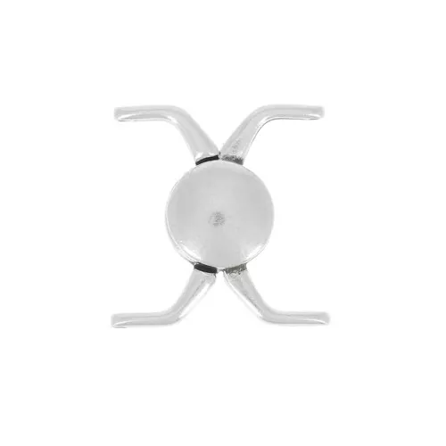 Cymbal Magnetic clasp for Miyuki Delica 11/0 18x17 mm Kissamos II - Arg v. x1