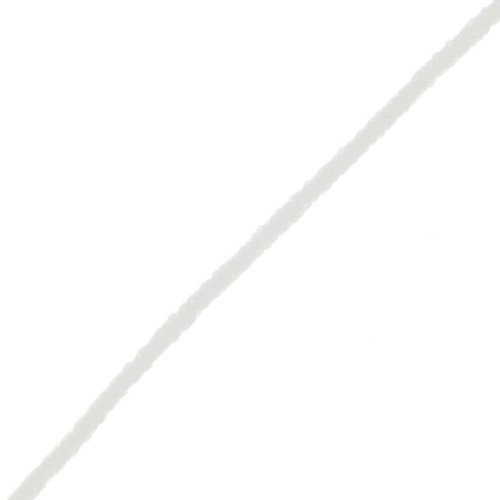2.5mm Super soft elastic cord - White x1m