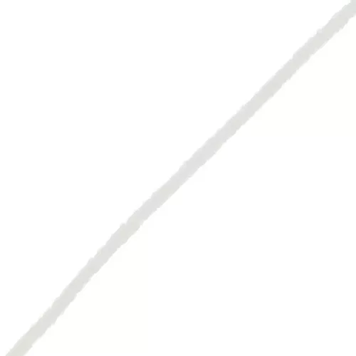 2.5mm Super soft elastic cord - White x1m