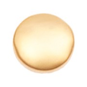 Screw-on round clasp 11mm Gold tone x1|raw }}