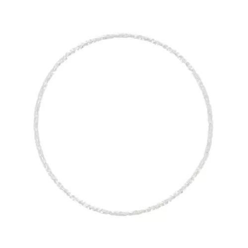 29mm 925 Sterling Silver Diamond effect ring for beadweaving x1
