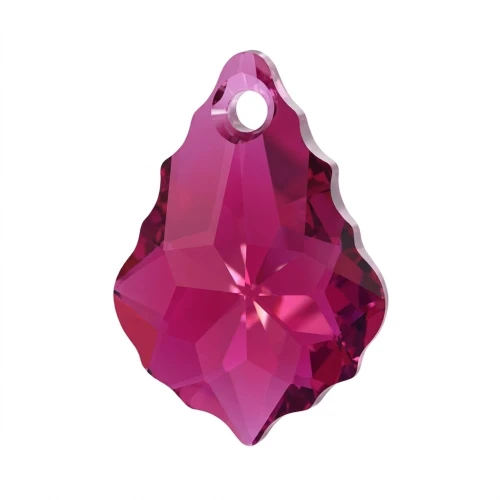PureCrystal Barroque Drop 16x11mm Ruby x1