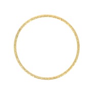 25mm Gold filled Diamond effect closed ring x1|raw }}