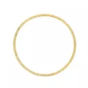 25mm Gold filled Diamond effect closed ring x1