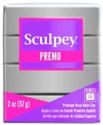 Premo Clay, 57 g, Silver (No. 5129)