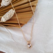 10x8mm 925 Sterling Silver diamond effect pendant for 6mm cabochon -Gold Plated x1