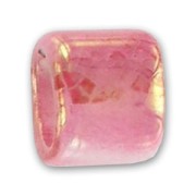 Ceramics slider 17x15mm Pink Mosaïc x1