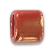 Ceramics slider 17x15mm Gold Red x1