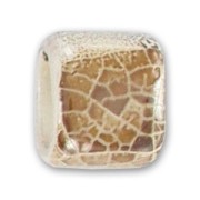 Ceramics slider 17x15mm Caramel Cappuccino x1