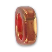 Ceramics slider 17x6mm Gold Red x1|raw }}