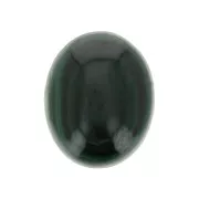 10x8 mm oval cabochon - Malachite x1