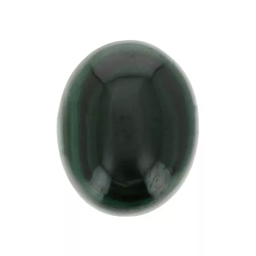 10x8 mm oval cabochon - Malachite x1