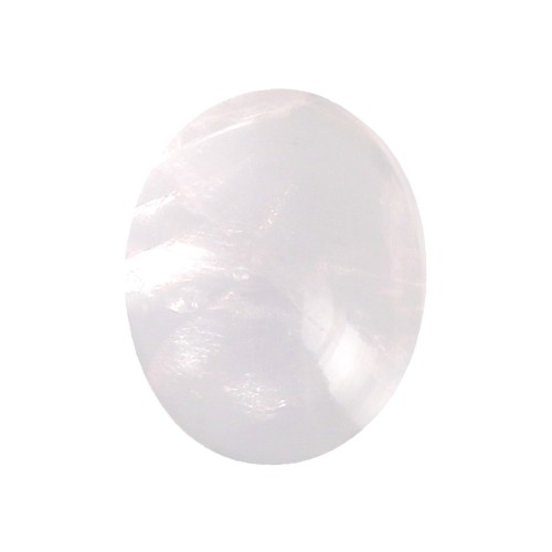 10x8 mm oval cabochon - Quartz rose x1