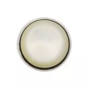 925 Sterling Silver Setting without ring for 10mm cabochon x1