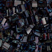 Miyuki Tila Beads 5x5x1.9 mm TL-4504 - Transparent Ruby Picasso x10g|raw }}