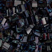 Miyuki Tila Beads 5x5x1.9 mm TL-4504 - Transparent Ruby Picasso x10g